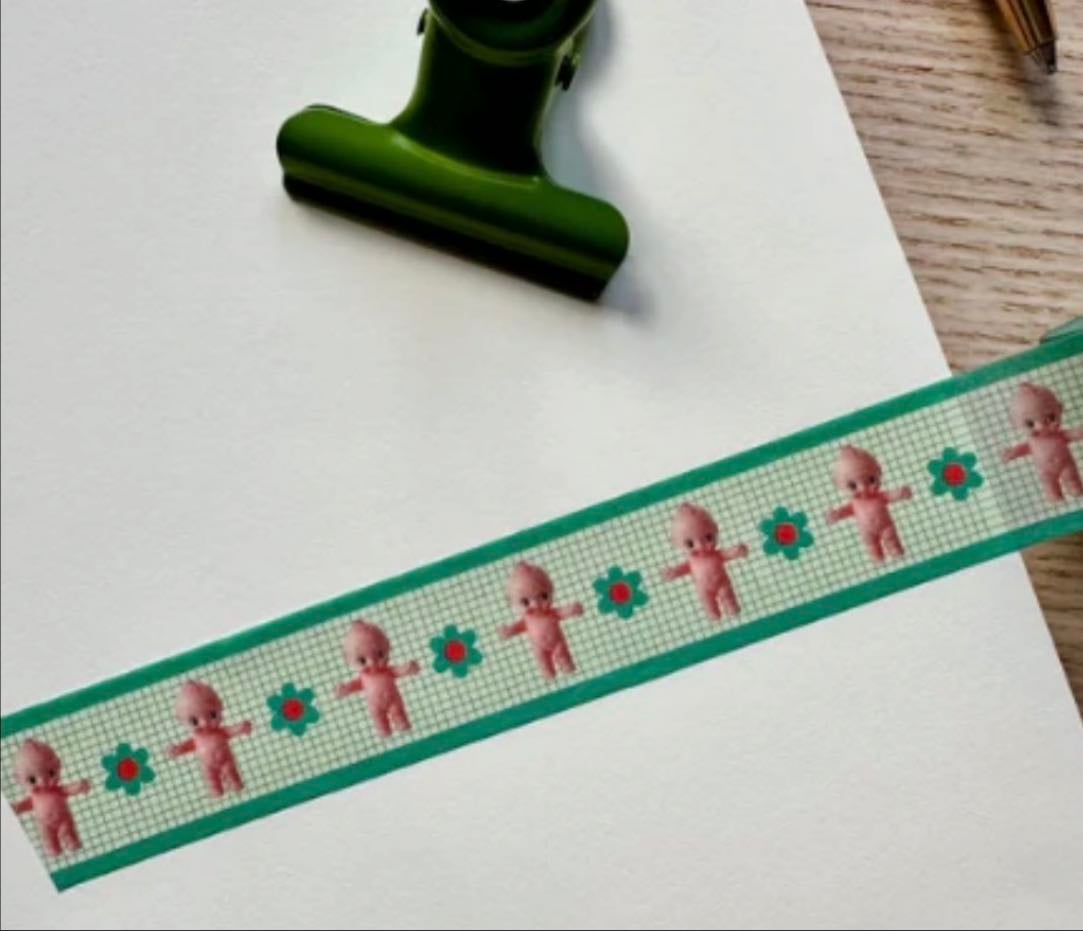 Kewpie Baby Washi Tape - Shellflower
