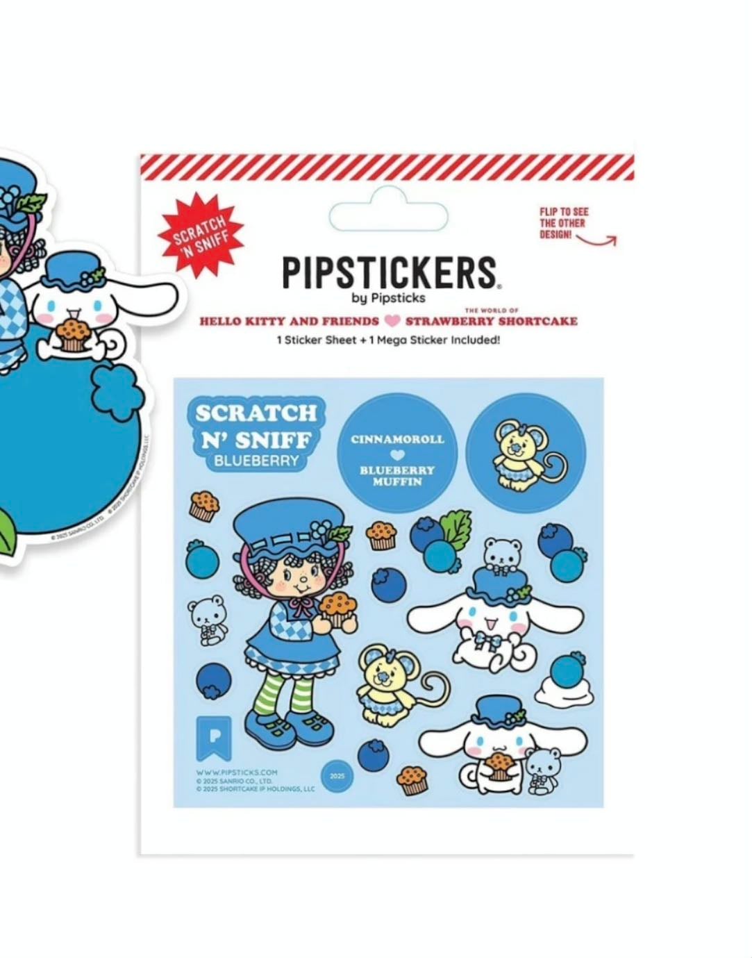 Blueberry Picking Scratch n Sniff Stickers - PipStickers