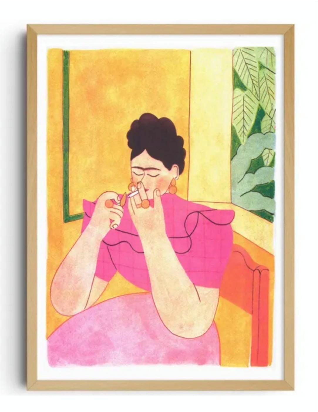 Morgane Fadanelli - Frida Kahlo - A3 Poster - KIBLIND Atelier