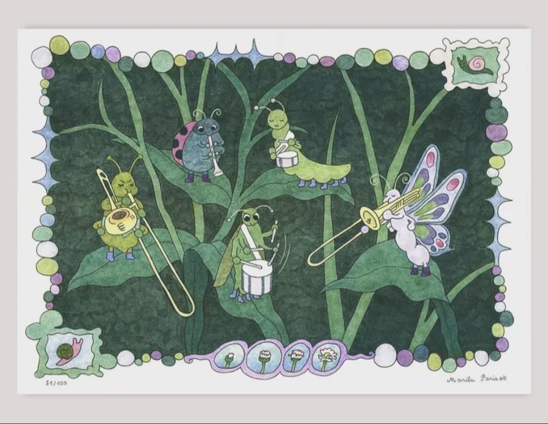Bug Band A3 Print - Jumbo Press