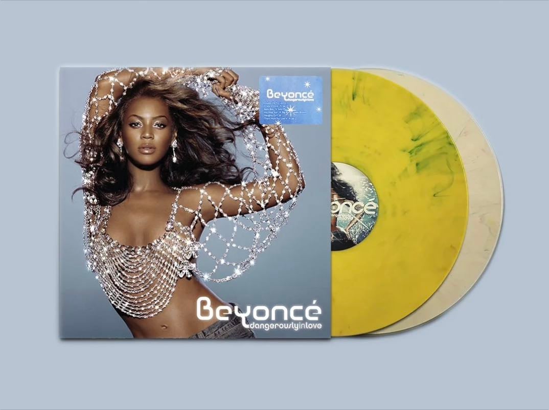 Dangerously in Love unofficial yellow and cream marble édition