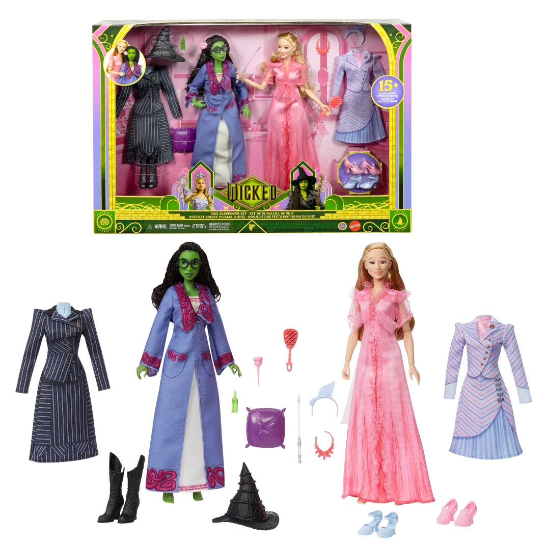 GLINDA & Elphaba Shiz Sleepovers Set