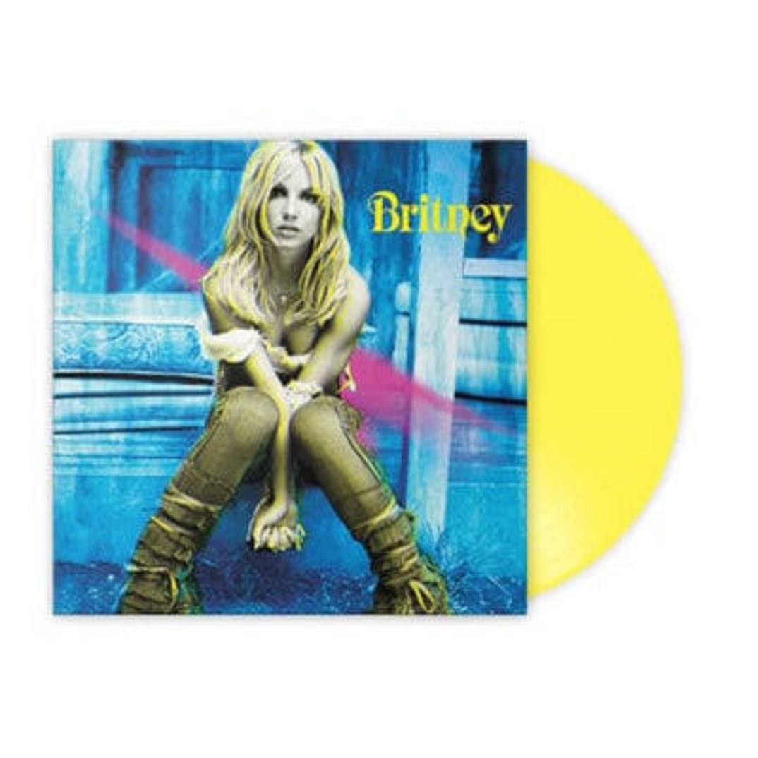Britney yellow/white swirl