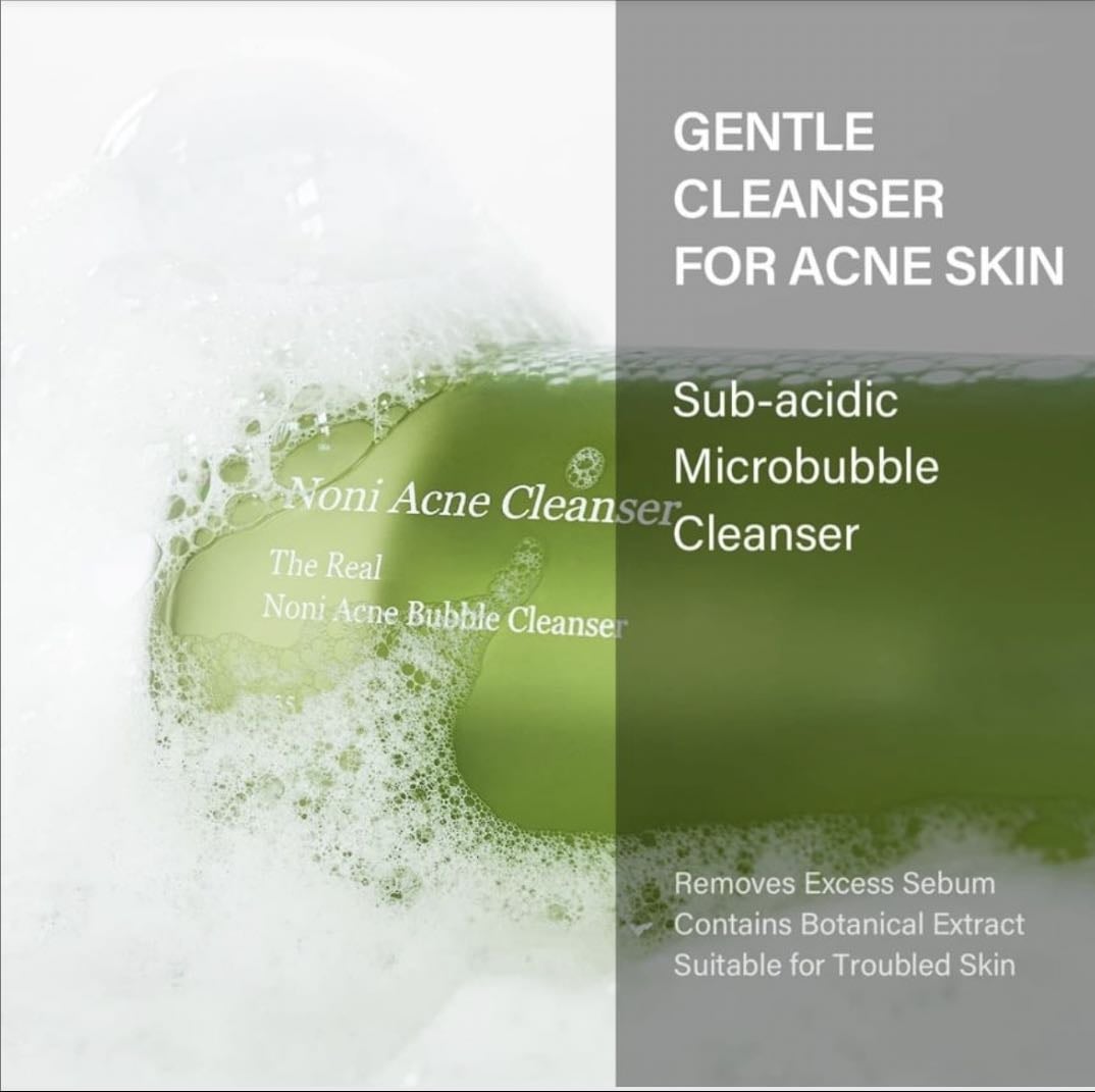 Limpiador Facial - celimax- The Real Noni Acné Bubble Cleanser