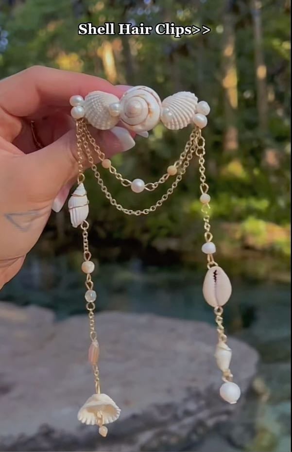 Shell Hair Clip
