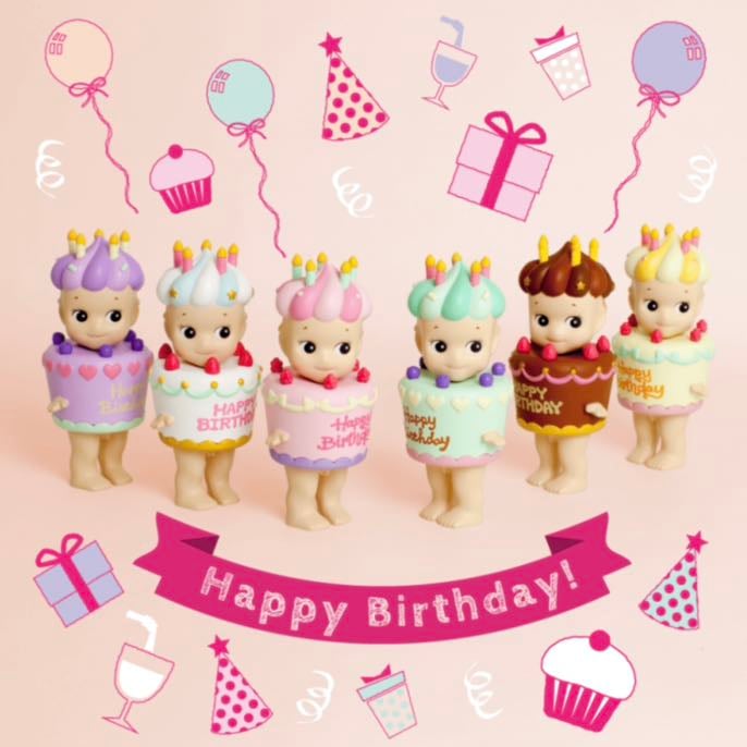 Sonny Angel Figuras Happy Birthday Series