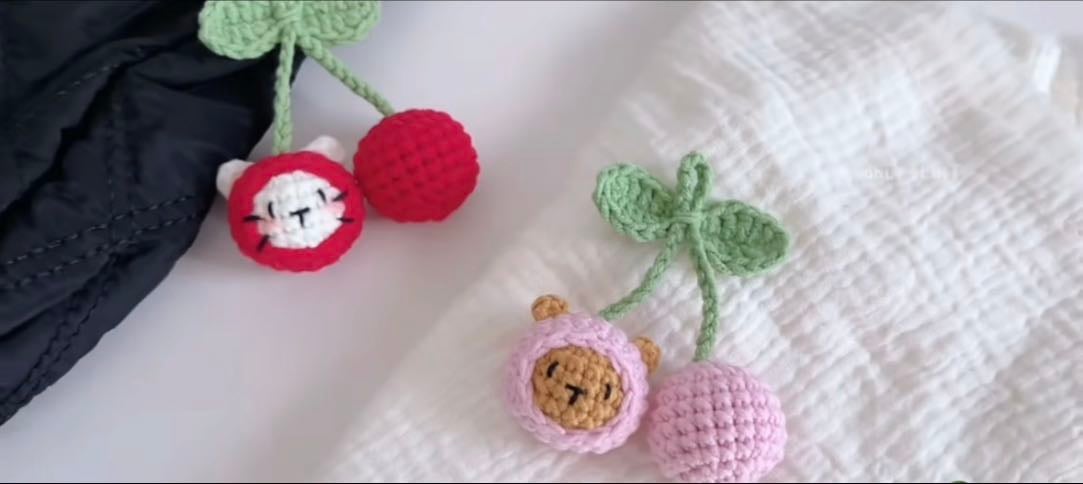 Cherry keychain