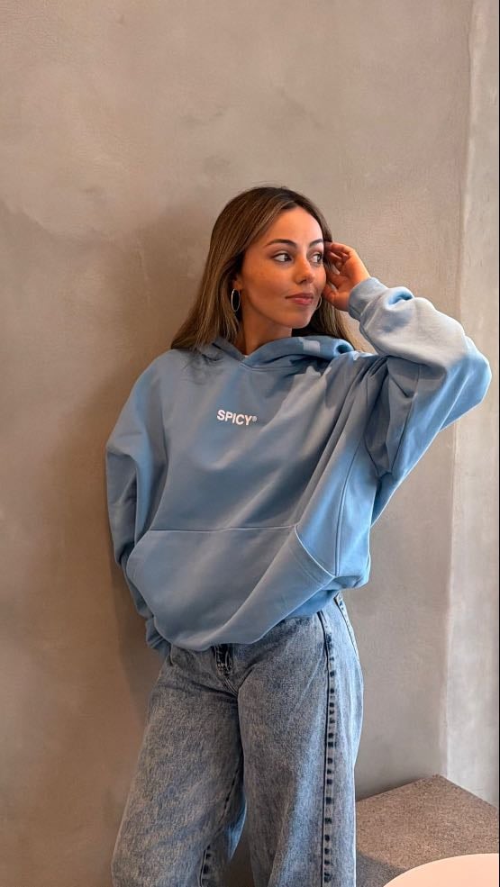 SEX IN THE SKY HOODIE BABY BLUE - SPICY 🌶️