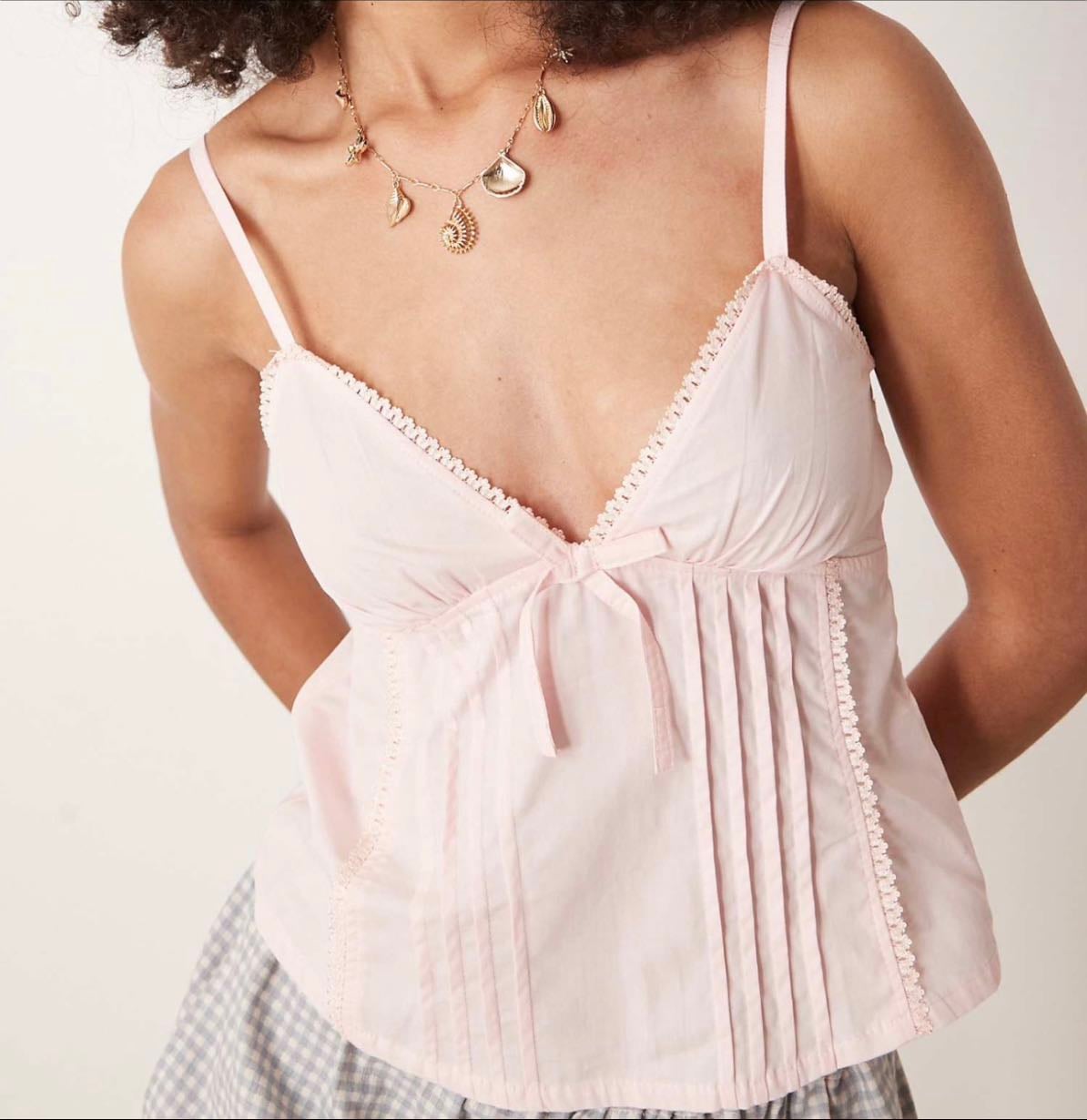 motel pink cami