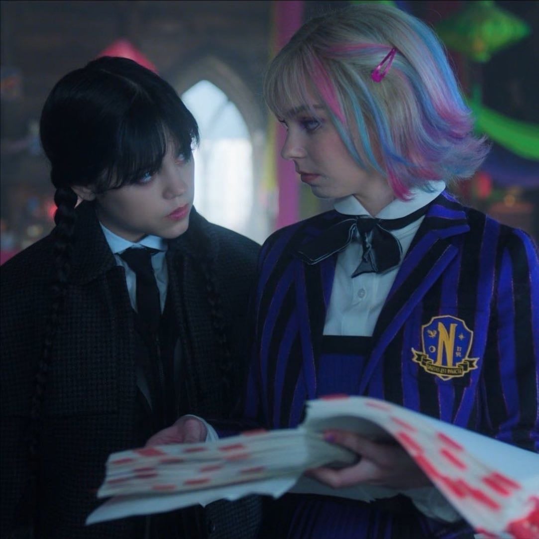 Wednesday and Enid - Wednesday