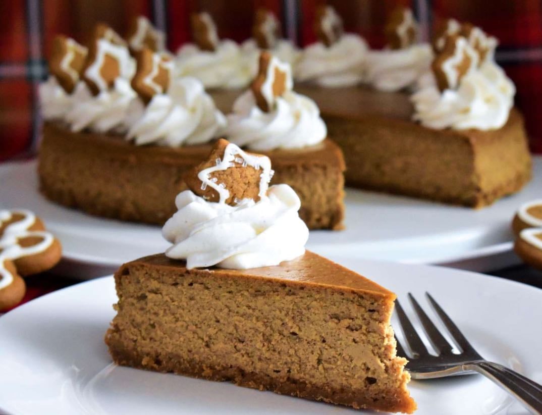 Gingerbread cheesecake