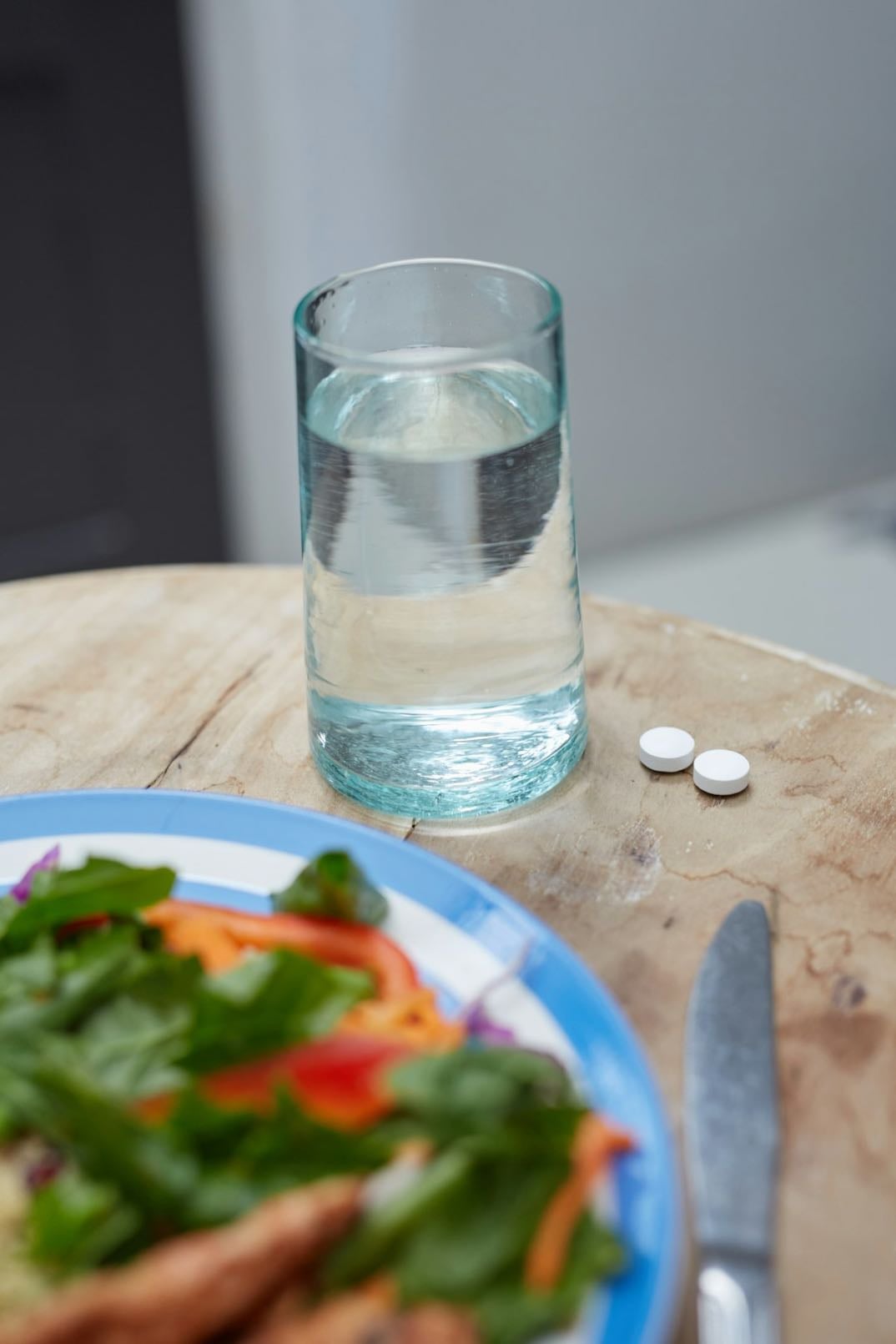 Drink a glass of water before every meal