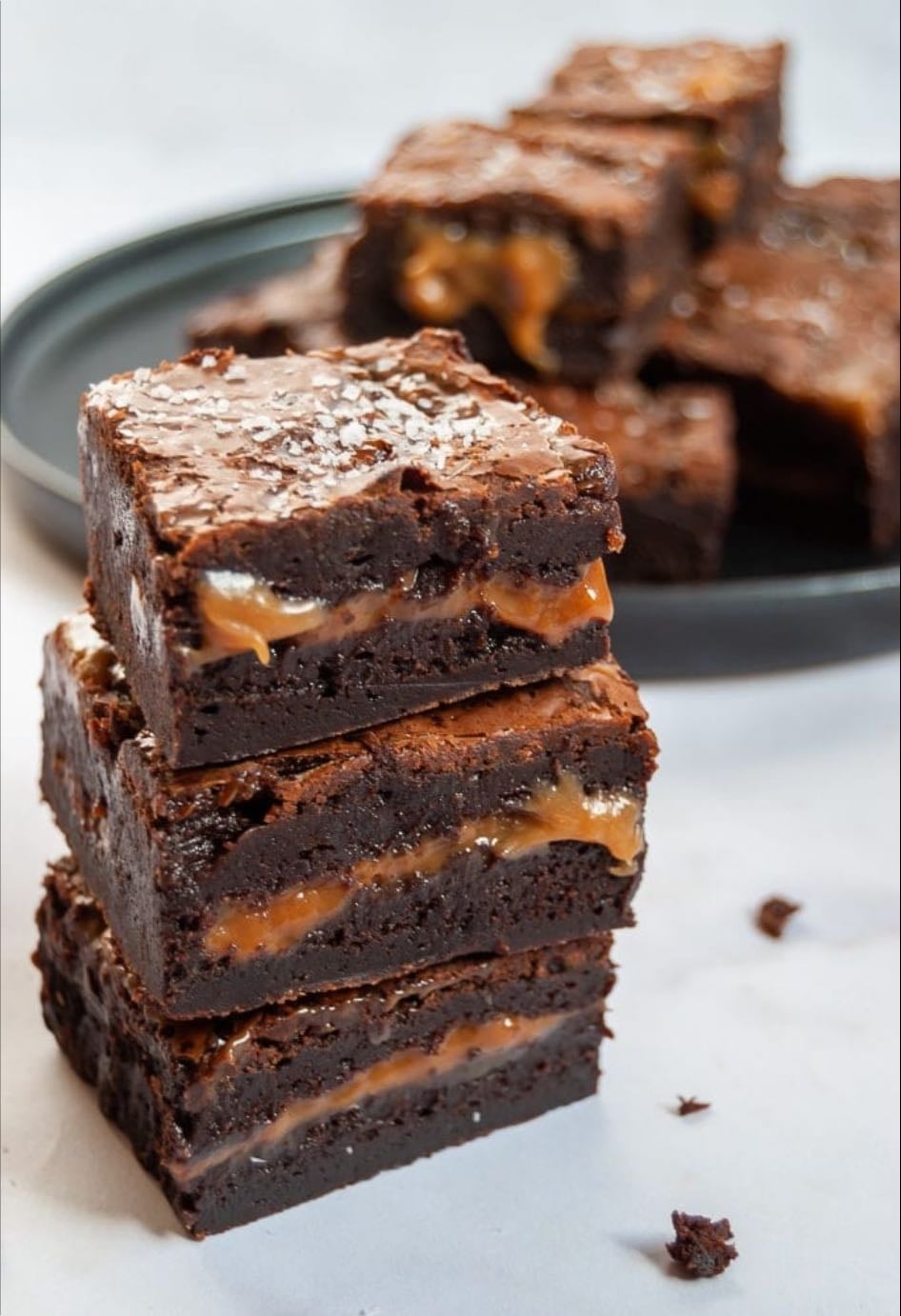 Salted caramel brownies