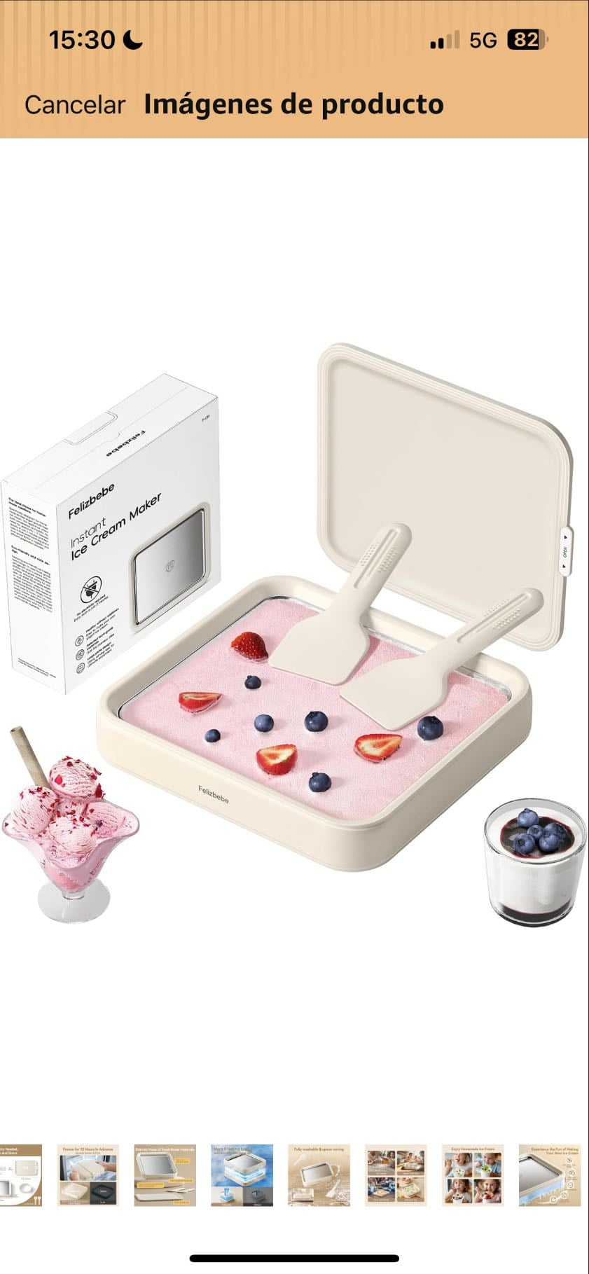 Tabla de helados - Amazon