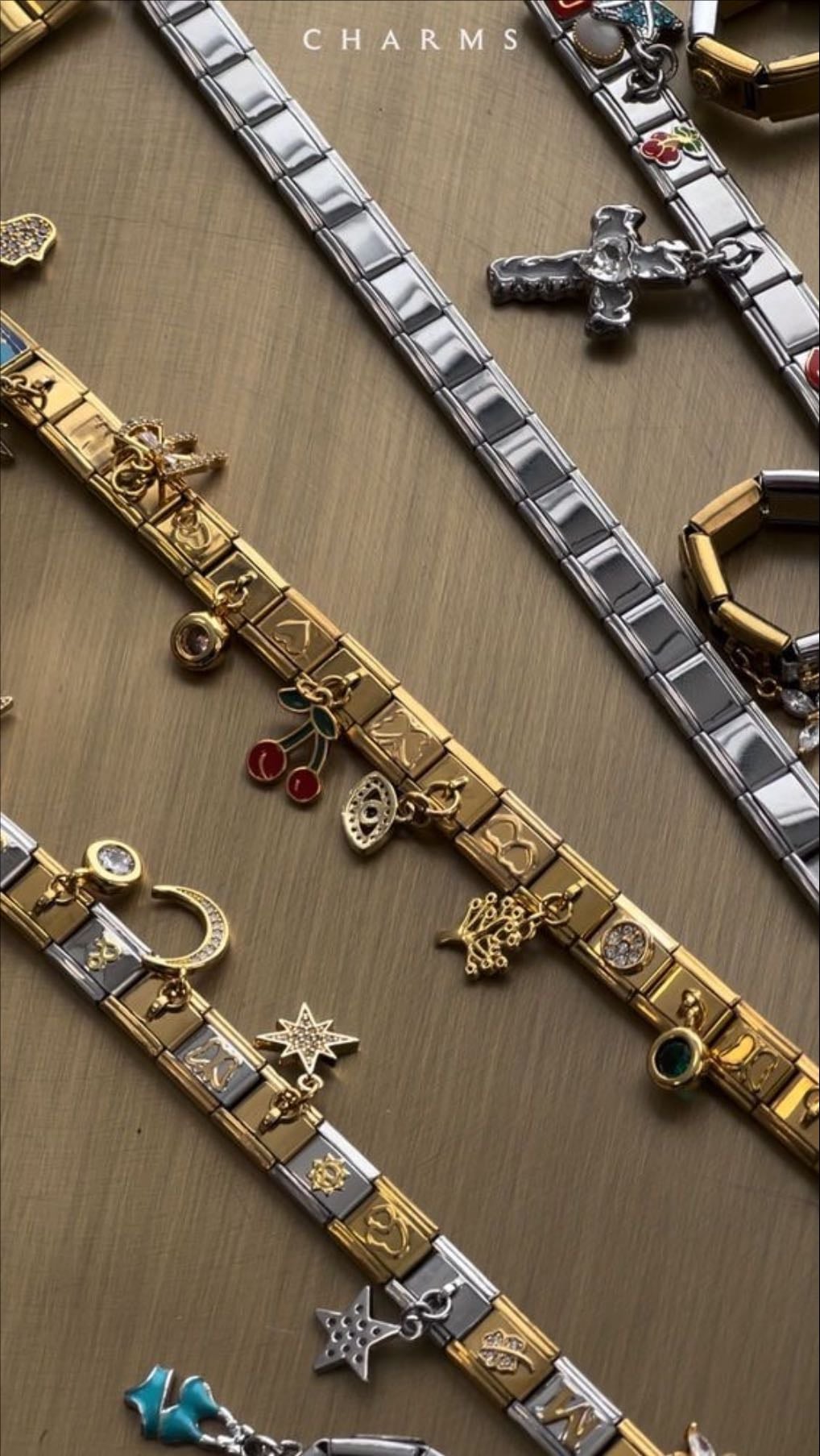 pulseras de charms