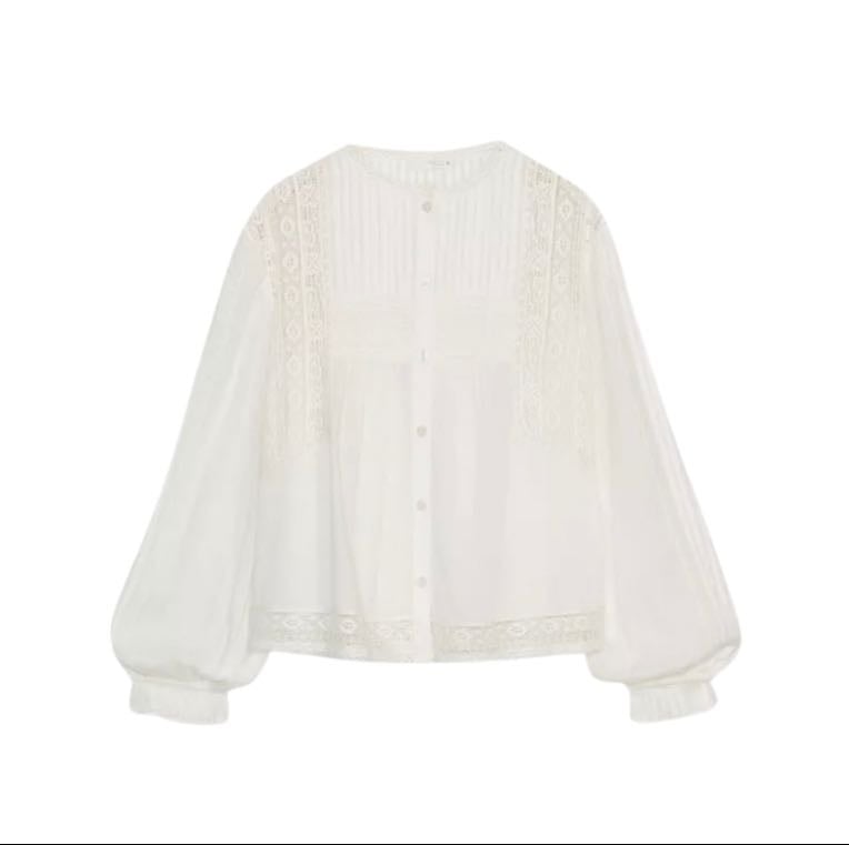 ZW COLLECTION EMBROIDERED SHIRT
