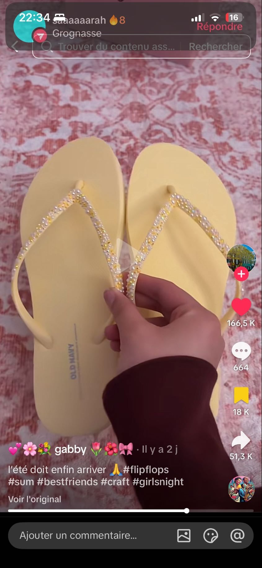 Tongs et strass - Pour la playaa