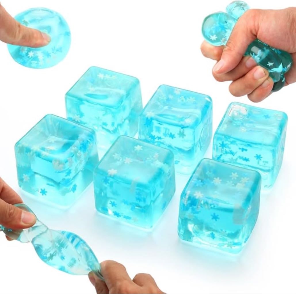 stress ball cubes pack of 6