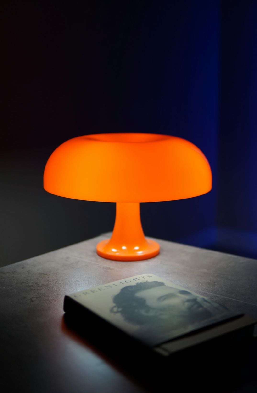 Lampe orange - Différentes formes