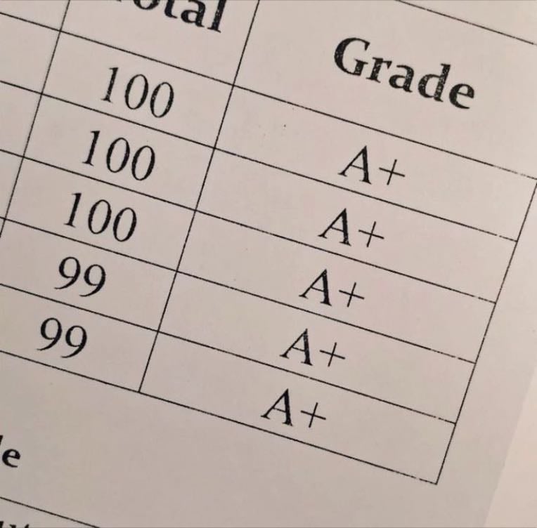 Get grades back up ꫂ᭪