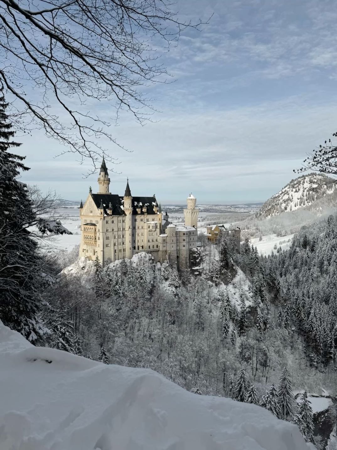 Neuschwanstein Castle - in winter!!