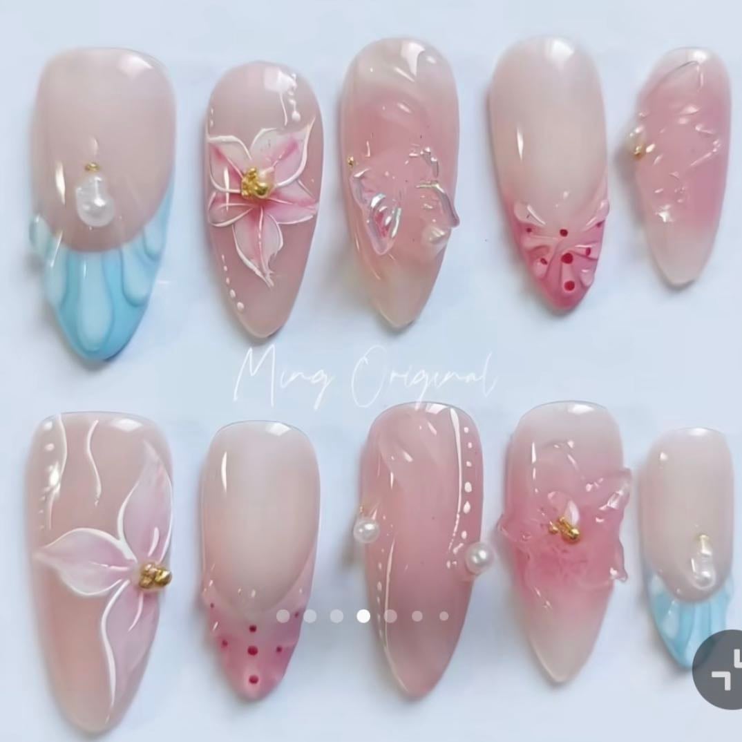 drops and flowers