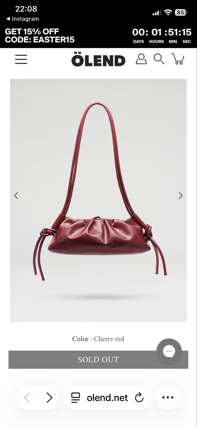 Bolso dumpling bag - Ölend