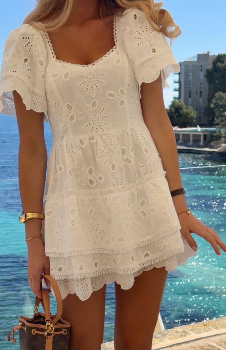 MEET ME THERE Lover lace dress white - 69,99€
