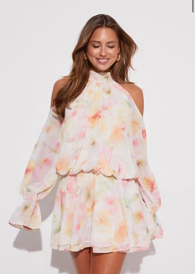 GINA TRICOT boho chiffon mini dress - 59,99€