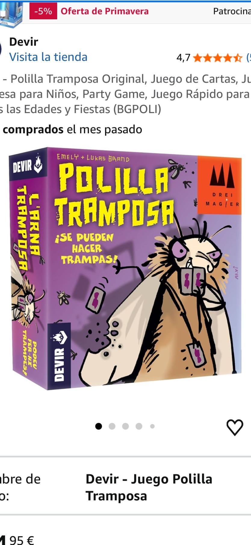 La polilla tramposa