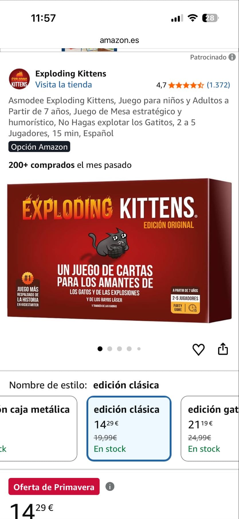Exploding kittens