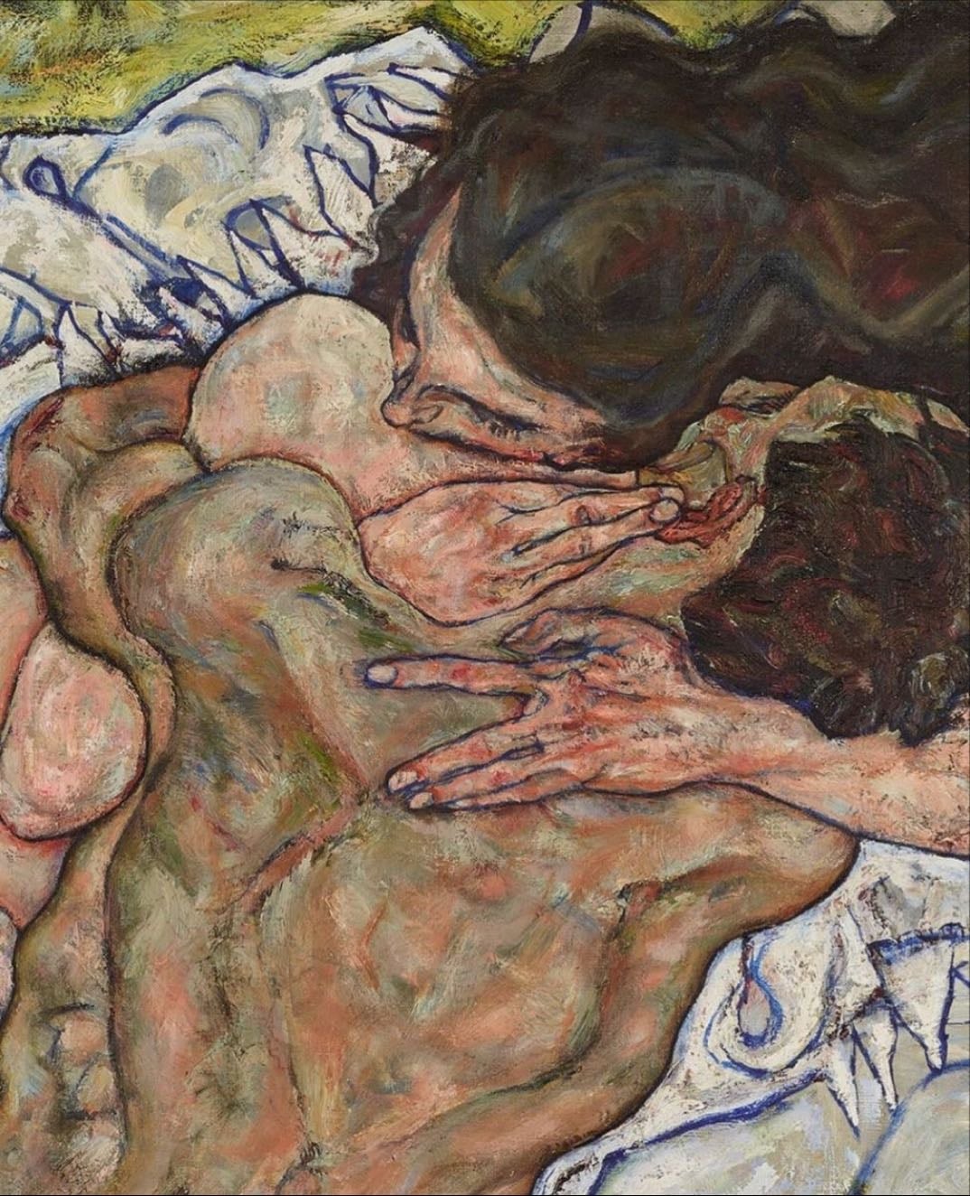 The Embrace - Egon Schiele - 1917