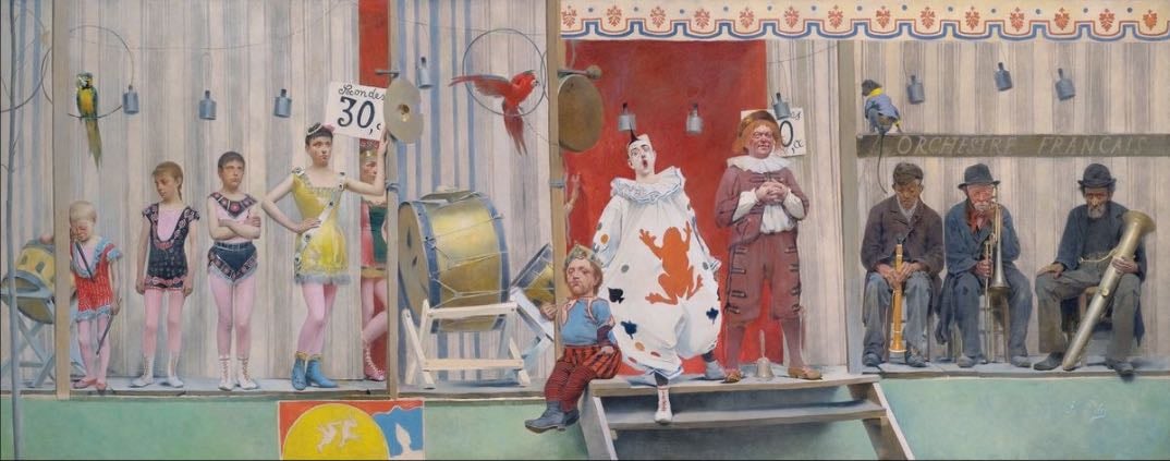 Grimaces and Misery - The Acrobats - Fernand Pelez