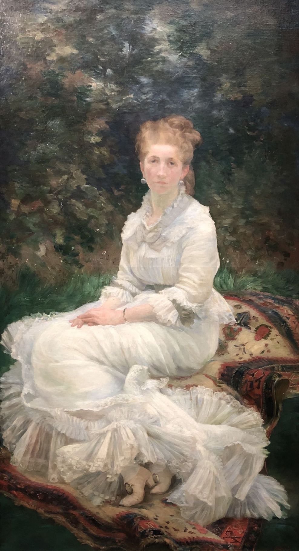 La Dame en blanc - Marie Bracquemond