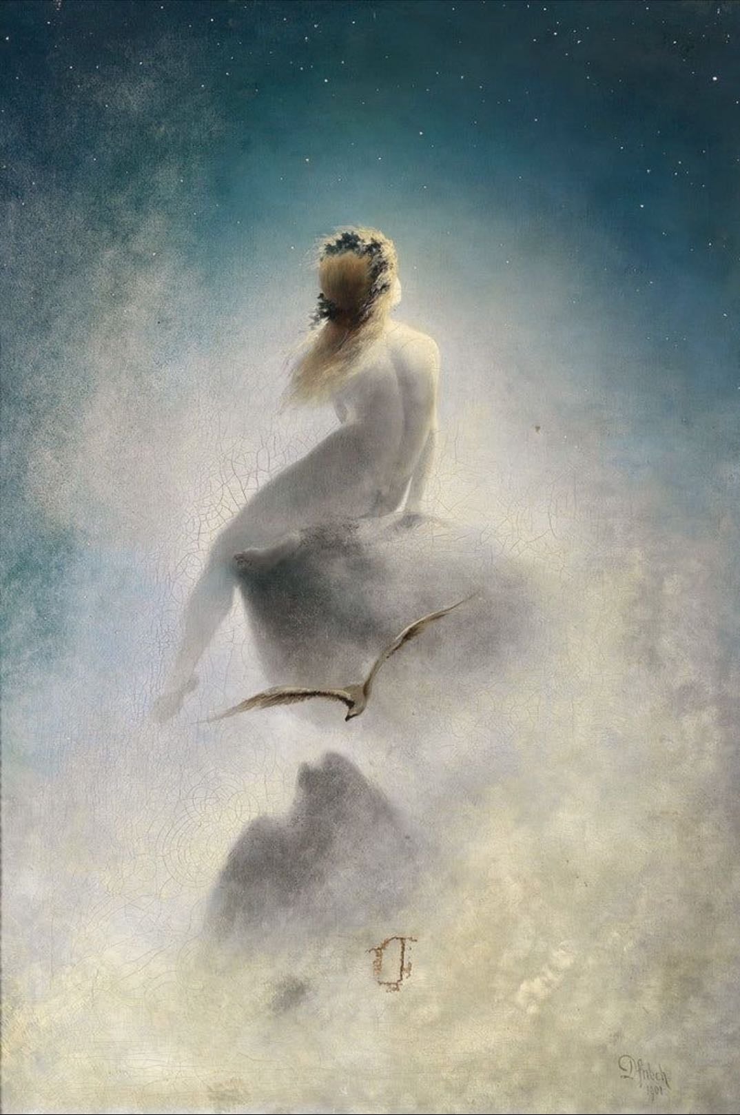 Asking the Stars - Karl Wilhelm Diefenbach