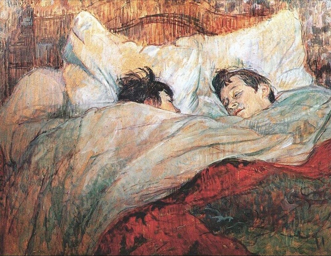 Le Lit - Toulouse-Lautrec - 1892