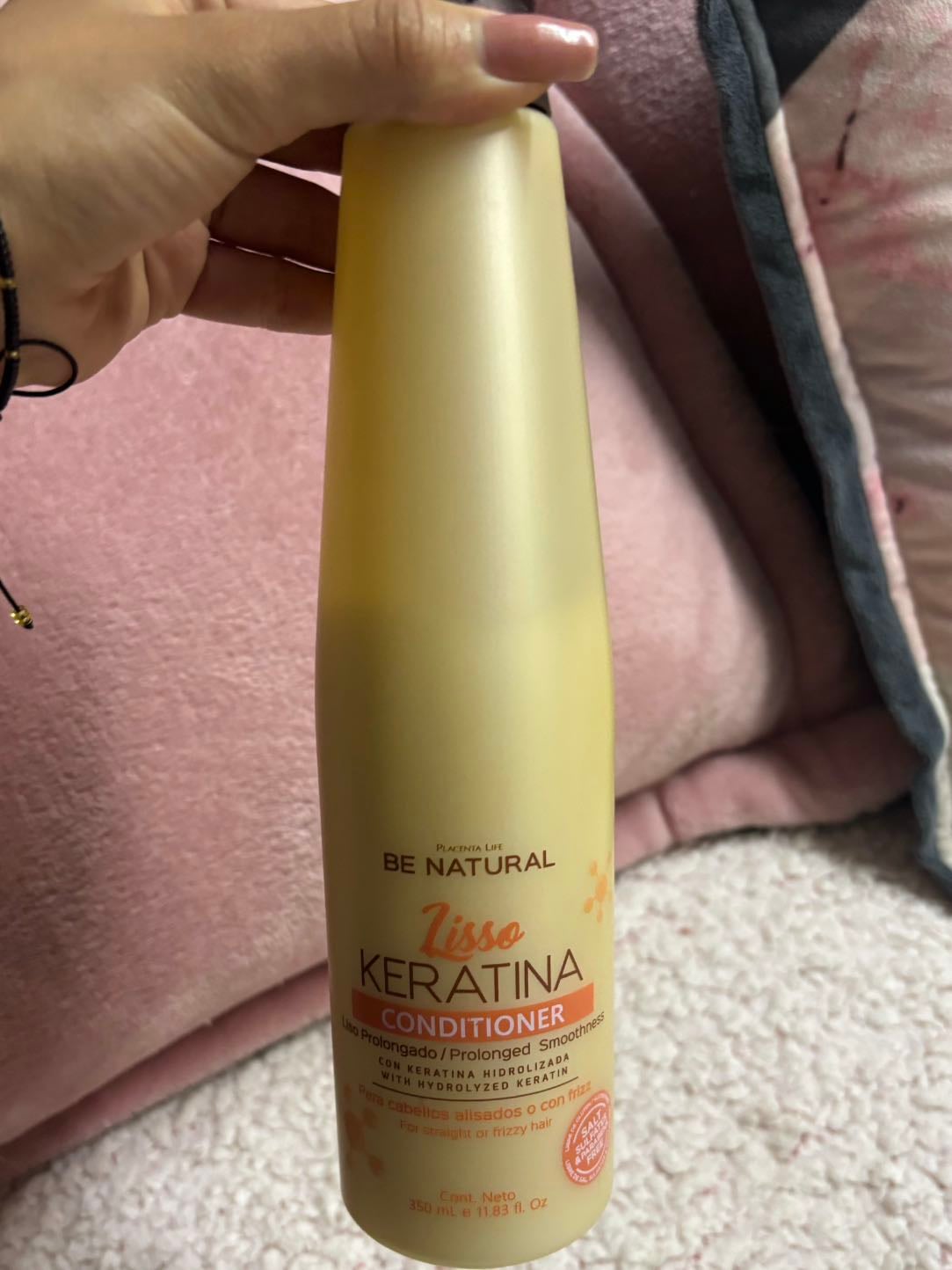 Acondicionador Be natural Liso keratina - $35.000 COP Deja el cabello suave y fácil desenredar, no es pesado