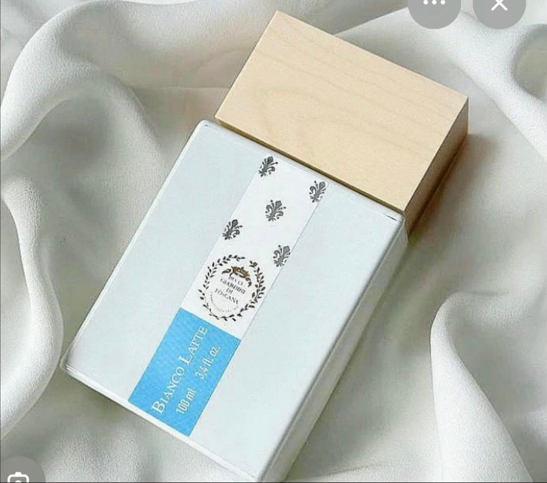 Bianco latte - Huele demasiado Dulce a vainilla, le he y caramelo, el olor es de un postre