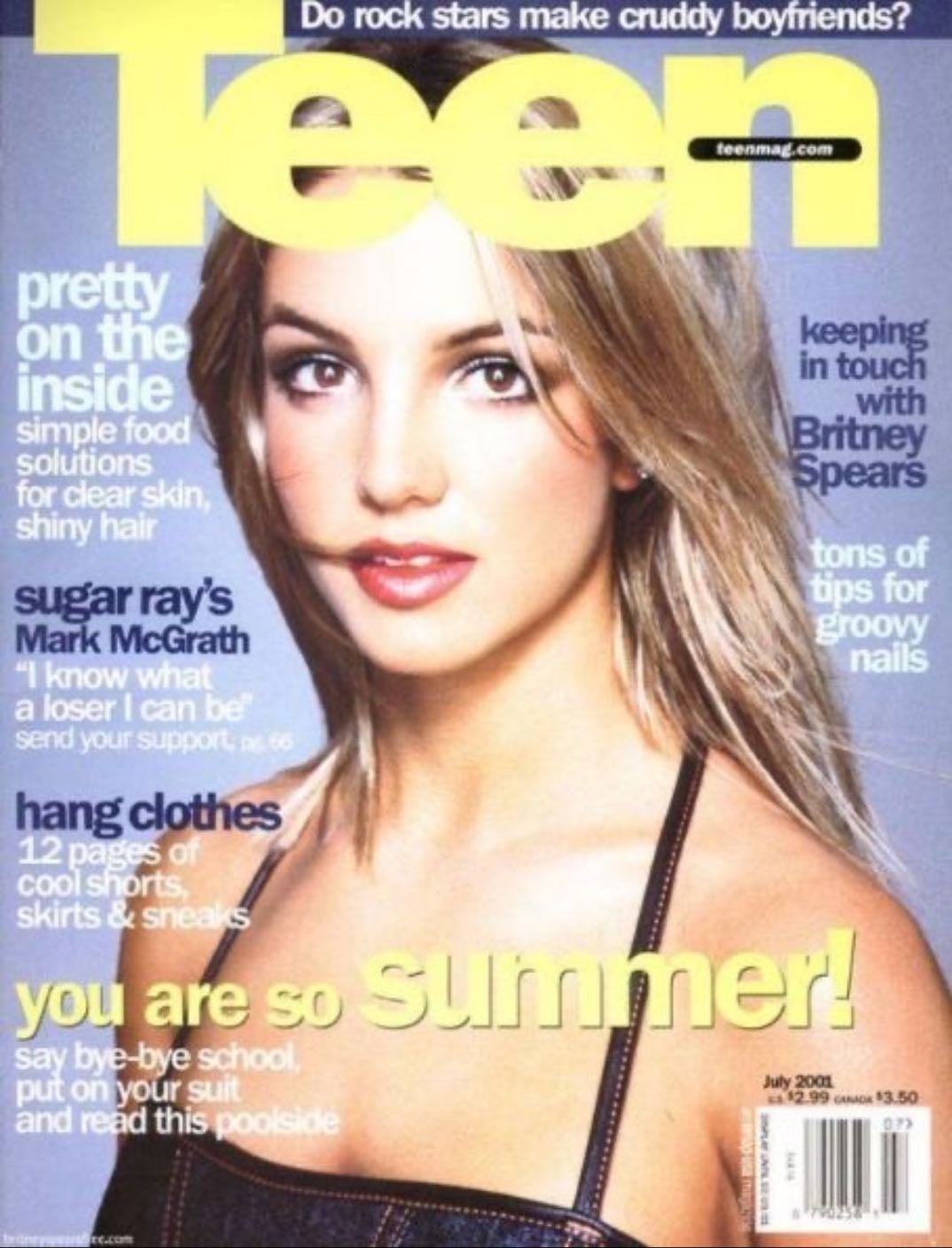The 2000s magazine - A take on the 2000s aesthetic but as a magazine cover