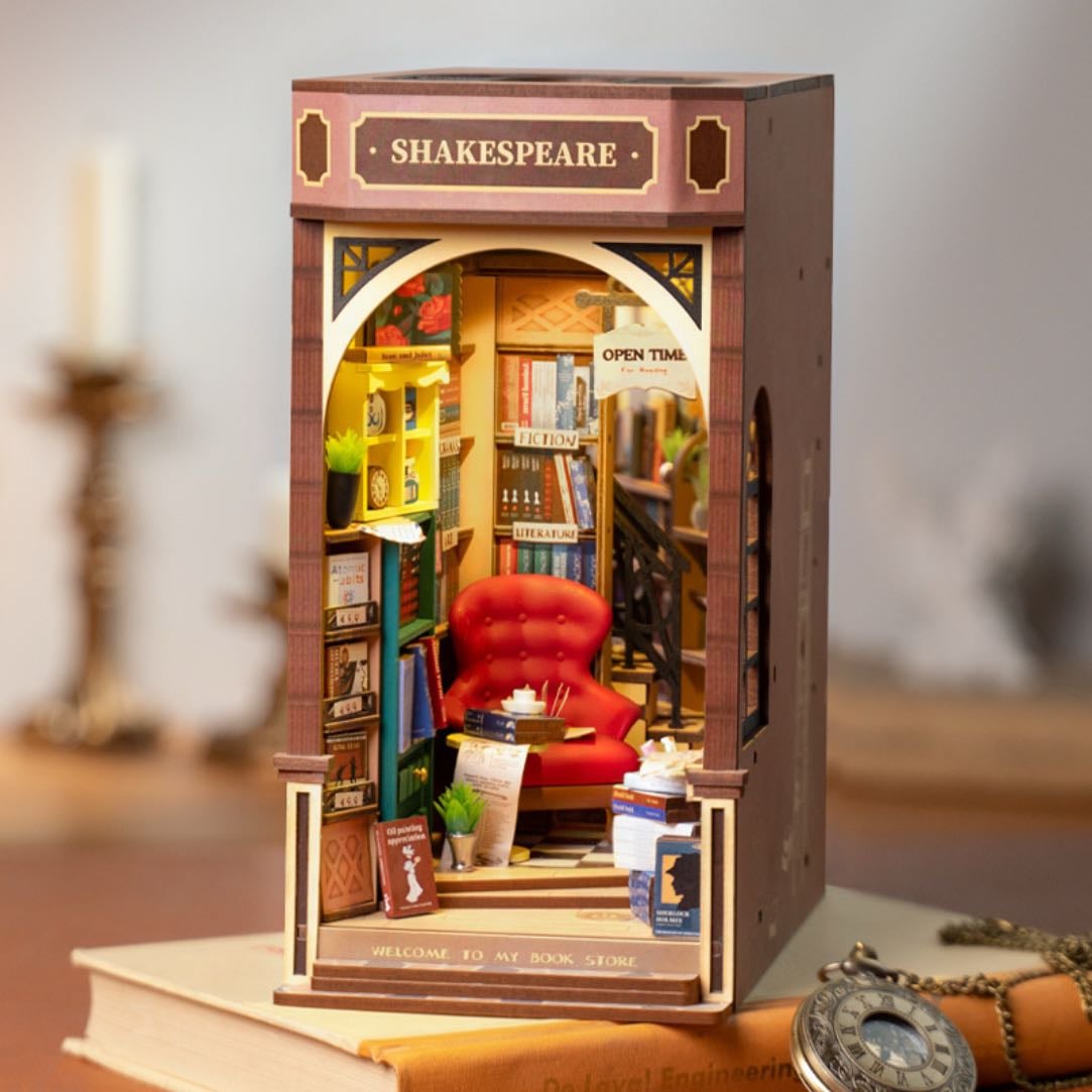 Rolife Book Nook - Decoración para la estantería de libros