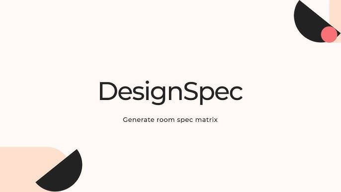 Design Spec - Interior Design Specifications