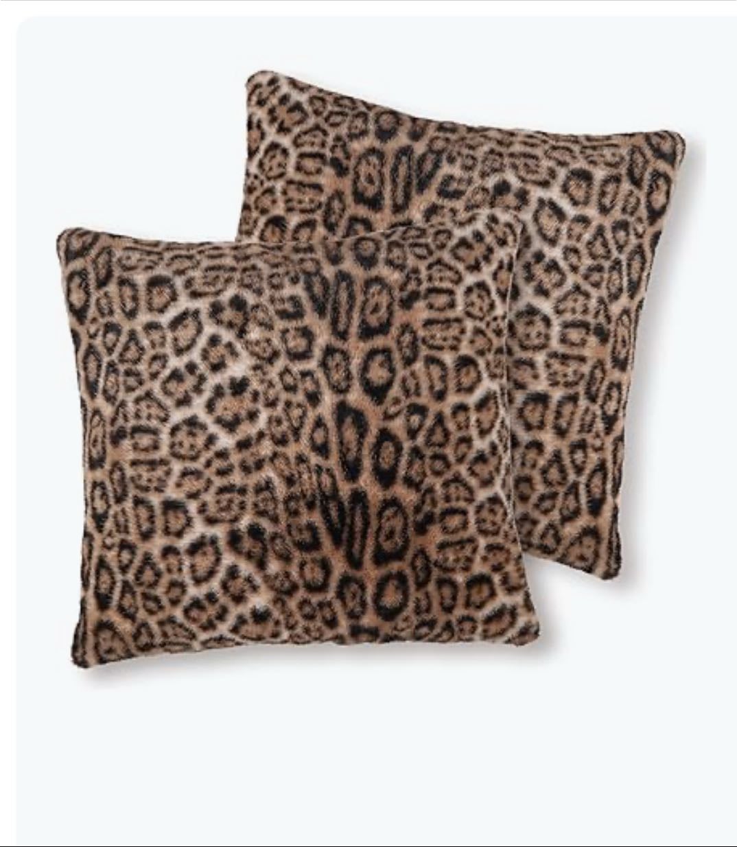 Leopard print pillows - Amazon, £20.74