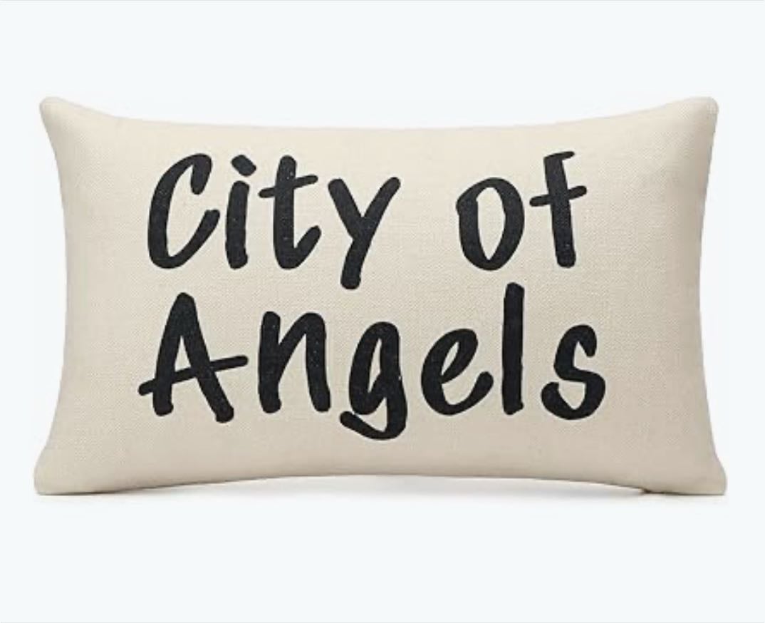 Stockholm City Of Angels pillow - Amazon, £14.65