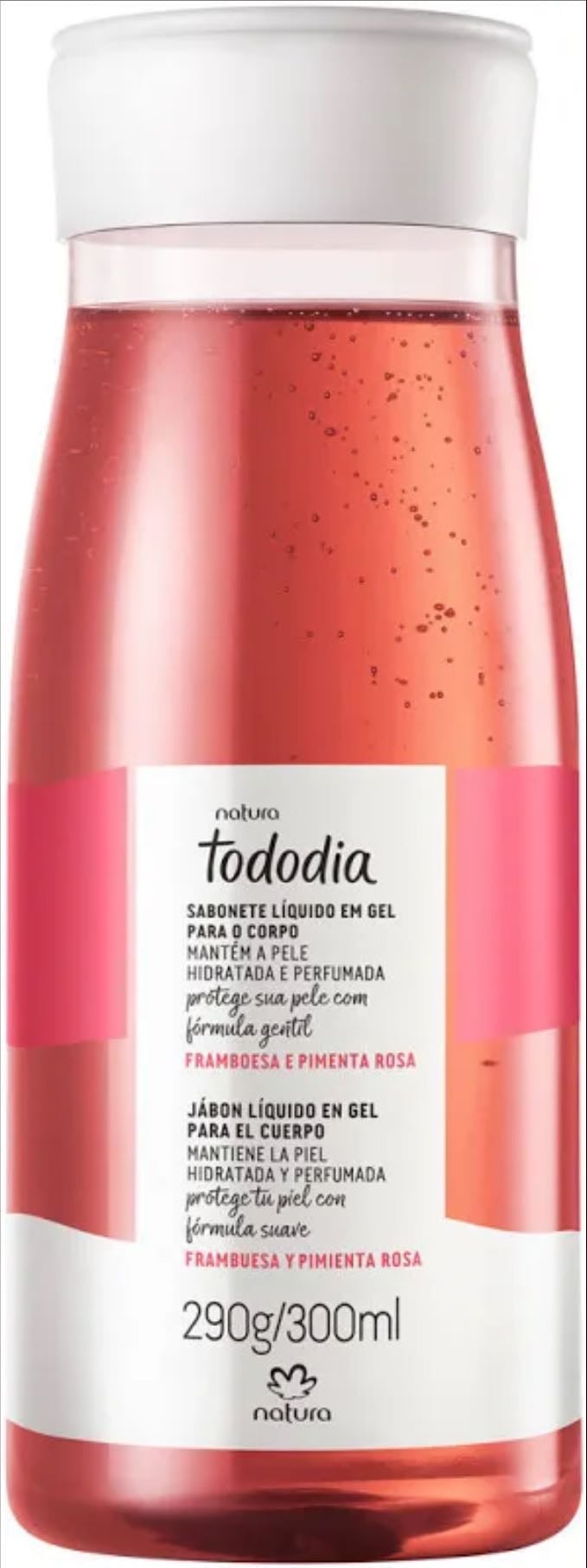 Jabón líquido Natura Tododia Frambuesa Y pimienta rosa