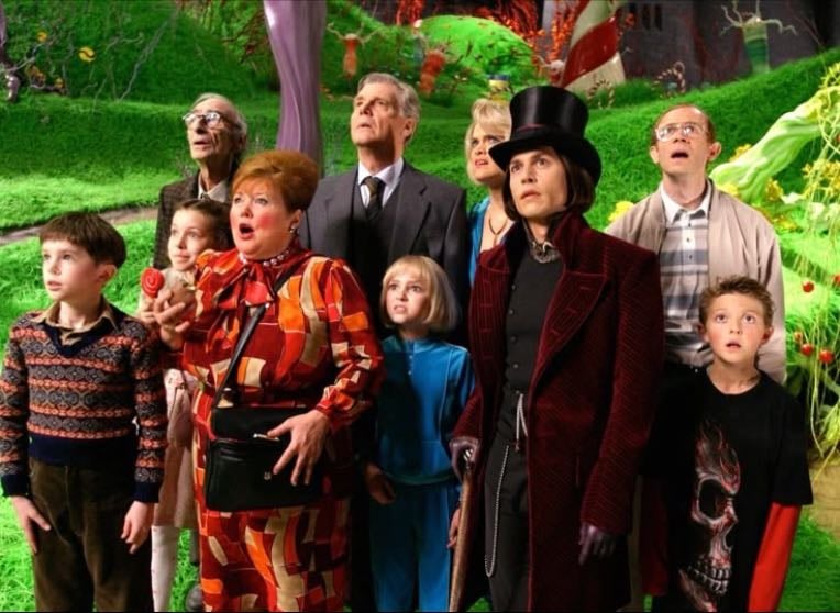 Charlie y la fábrica de chocolate - Tim Burton · 2005