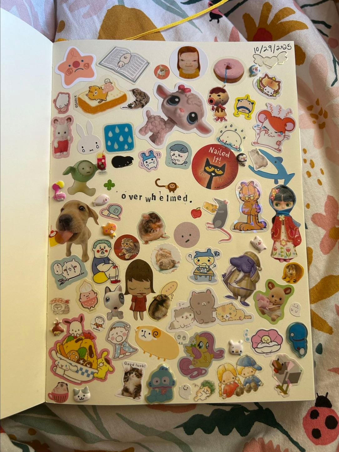 Página con stickers