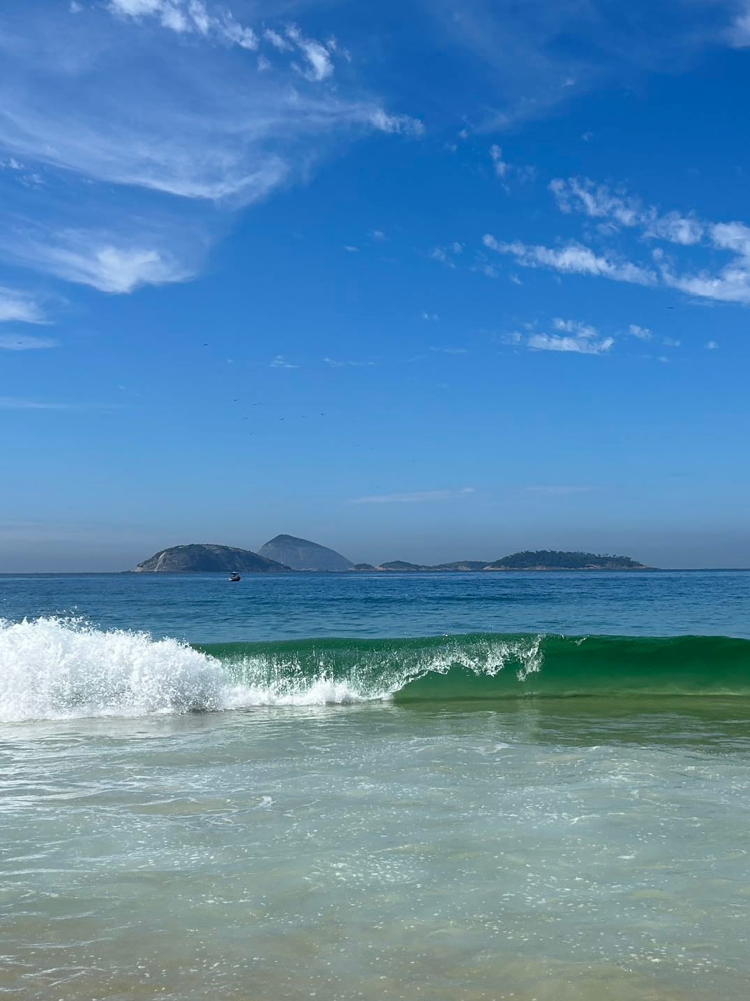aquele banho de mar… - No Arpoador então, sem palavras