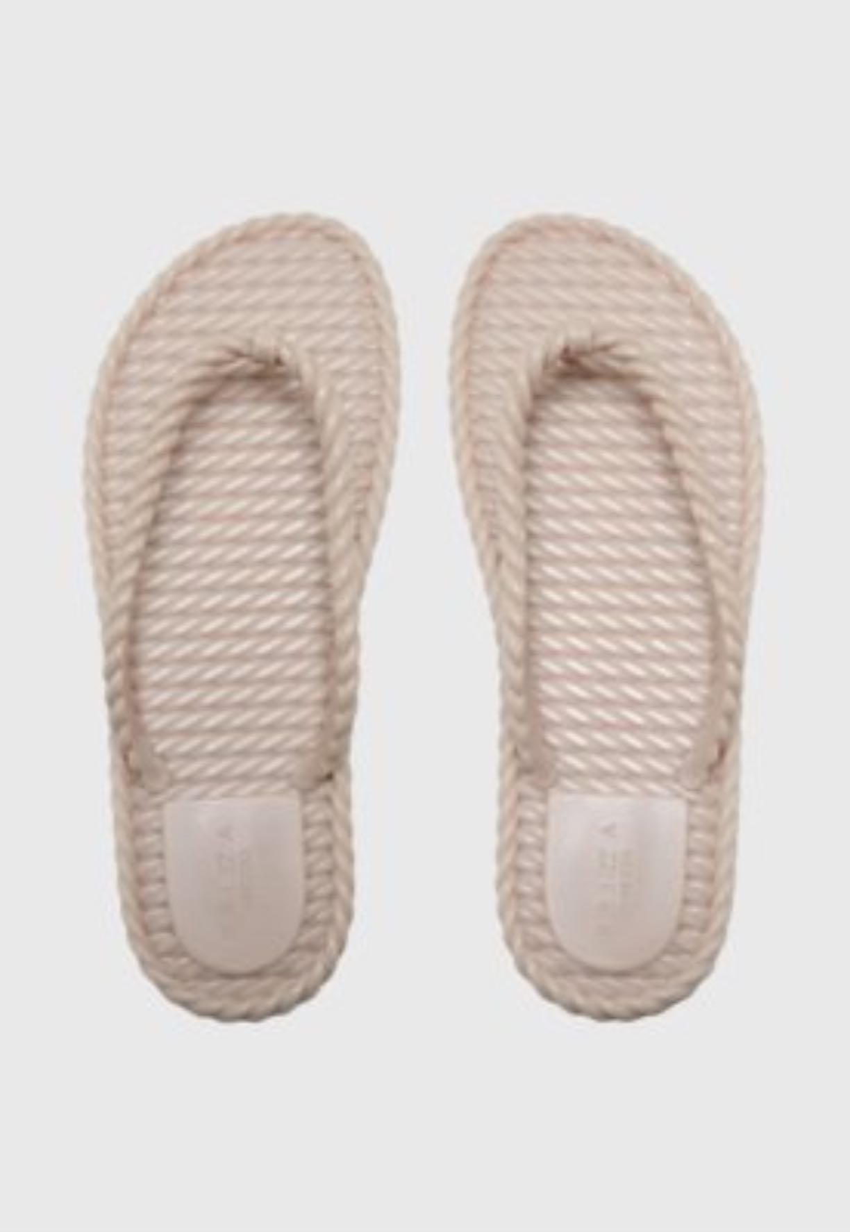 Chinelo Brizza Creme Arezzo