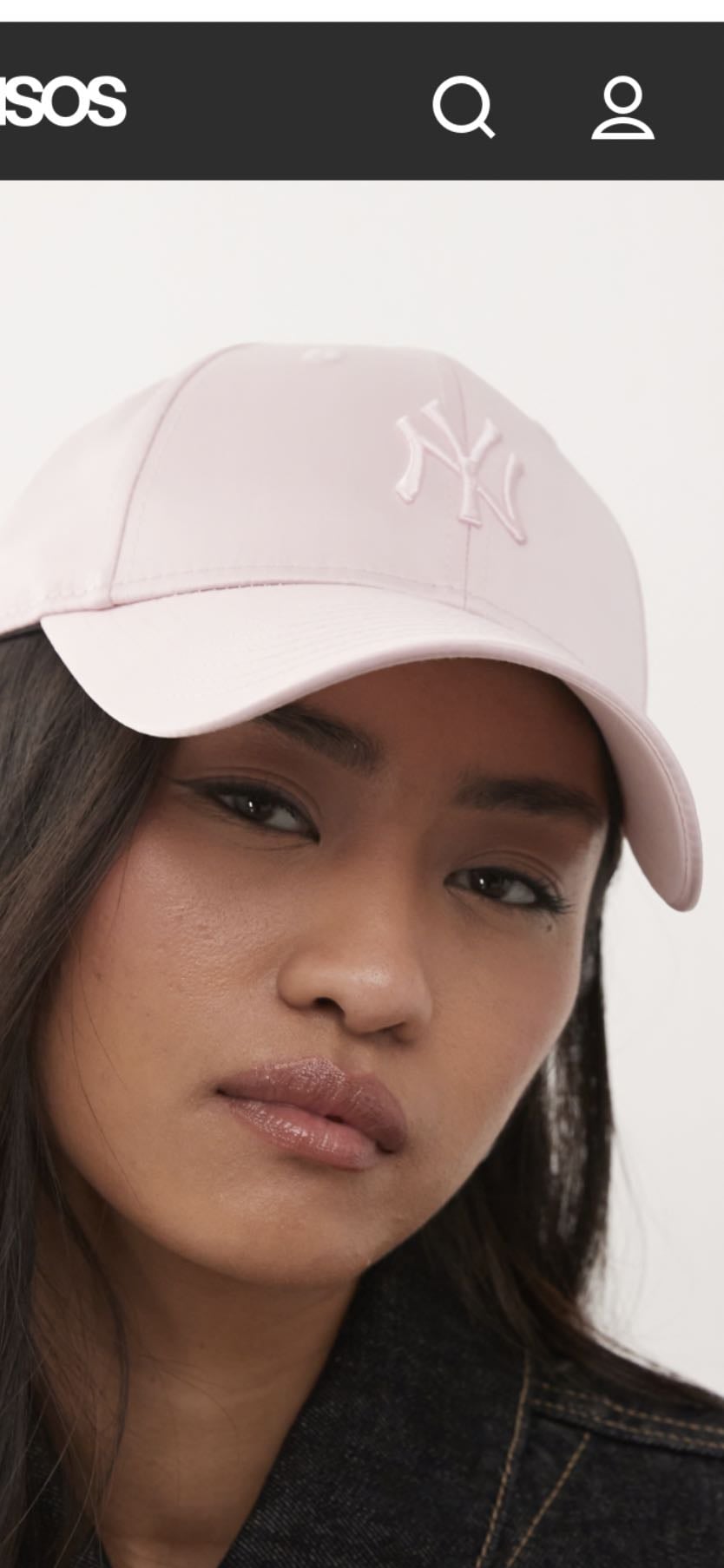 Casquette NY rose - Asos