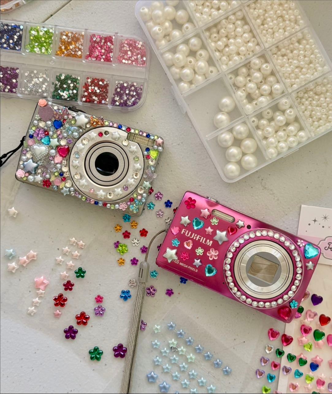 Bedazzling - Cameras, random everyday items, jeans, laptops, etc